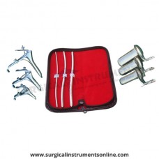 Hegar uterine dilator 3 pieces set,3-4, 5-6, 7-8, grave 3pcs, collin 3pcs